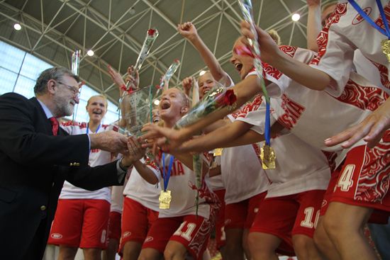Women's winning team: Russian State Agricultural University (RUS)