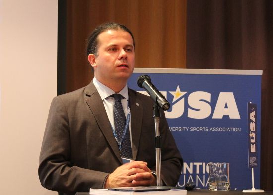 EUSA Sports Manager Mr Patrik Perosa