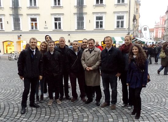 City tour with the Mayor of Ljubljana Mr Zoran Jankovic