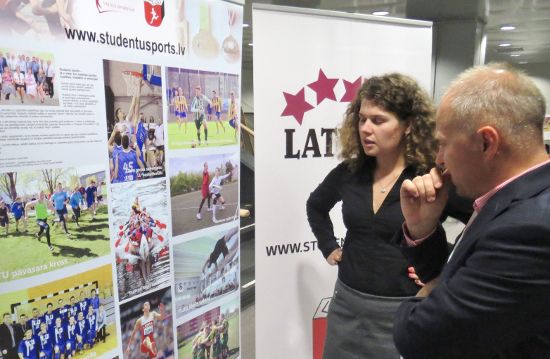 Exhibition on university sport in Latvia