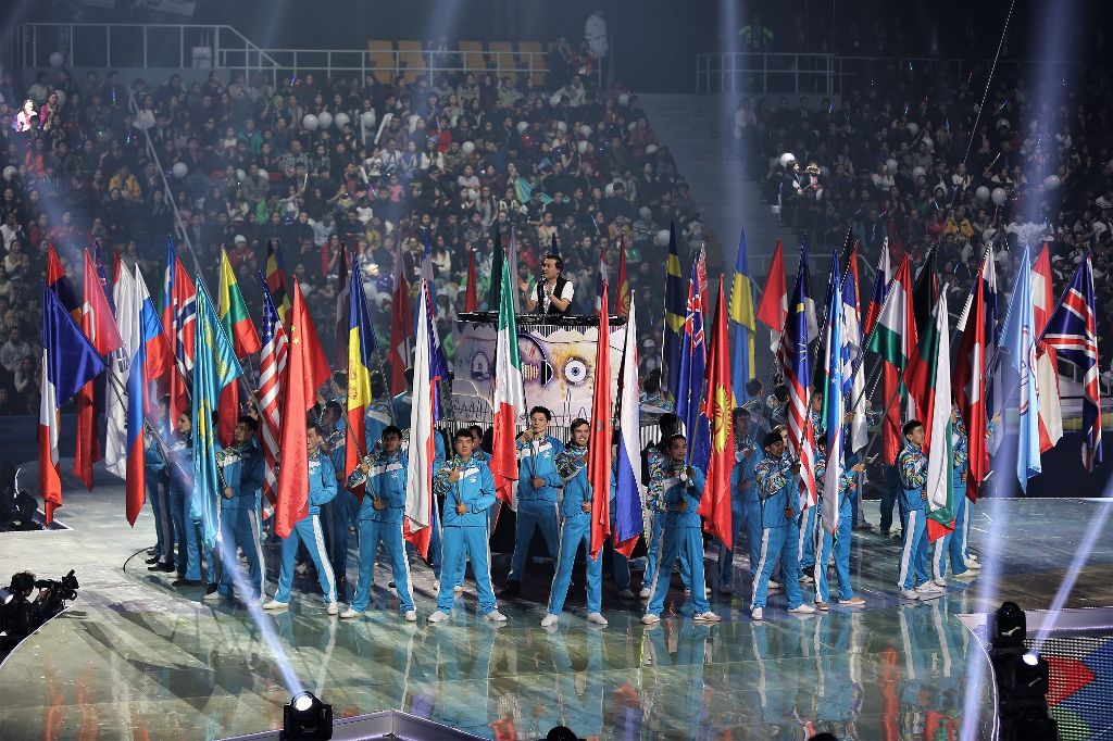 Flags of participating nations