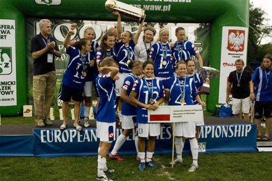Champions - women: University School of Physical Education in Wroclaw