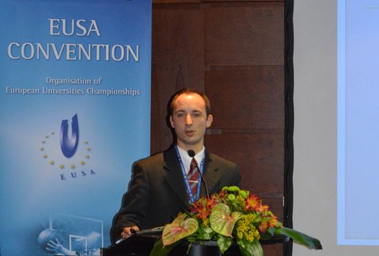 EUSA Volunteer programme presented by Mr Rakazki