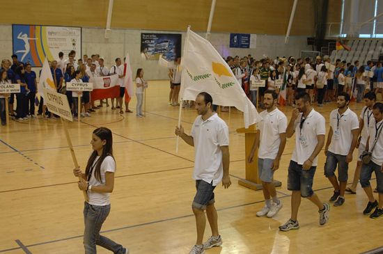 March pass of the athletes