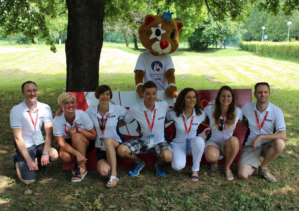 Part of the EUSA Zagreb team at EUG2016
