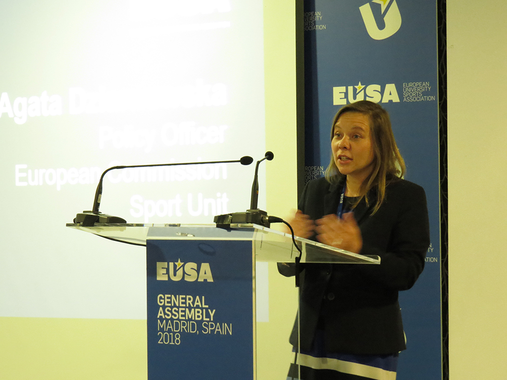 Agata Dziarnowska, European Commission, Sport Unit