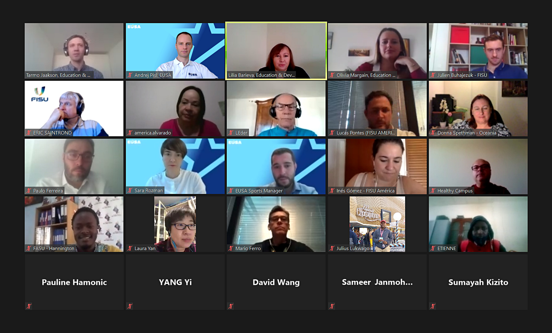 Meeting with CUSF staff