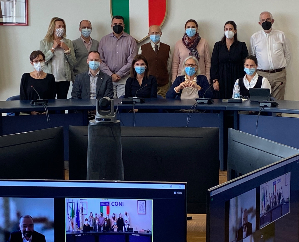 Hybrid final meeting with in-person and online presence