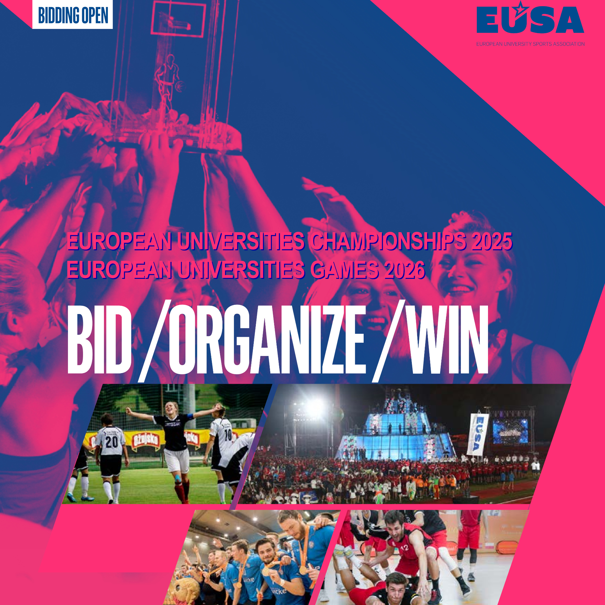 Bidding for 2025-2026 EUSA events is open