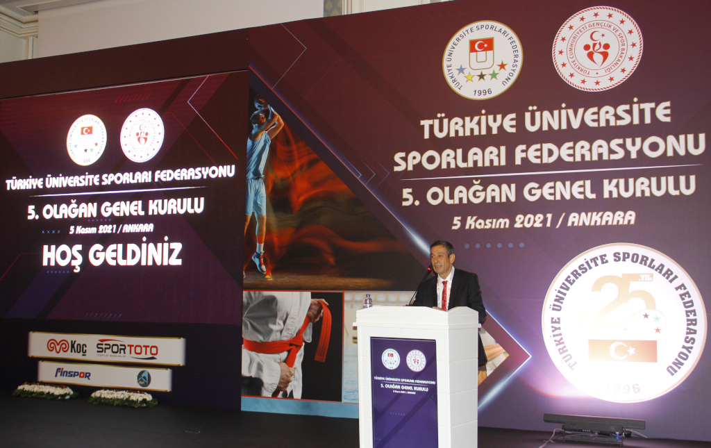 TUSF President Mr Mehmet Gunay
