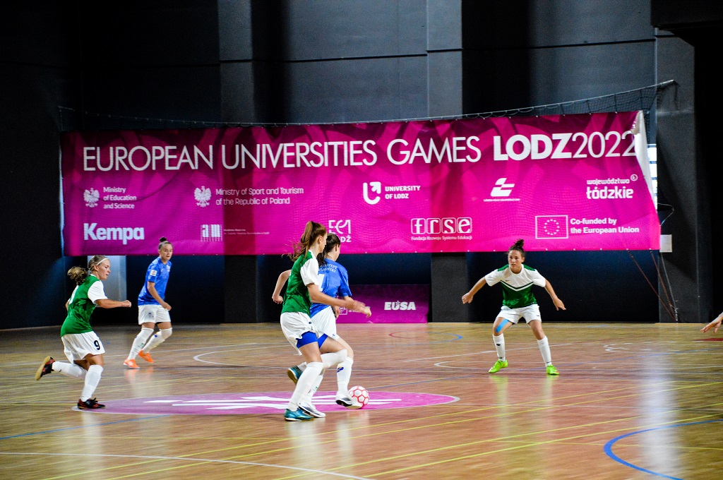 Futsal was one of the sports offered at EUG2022
