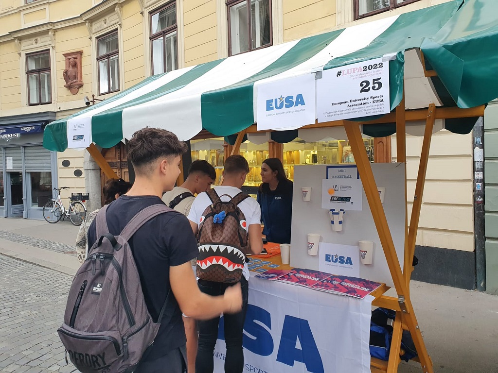 EUSA Stand at the LUPA festival 2022