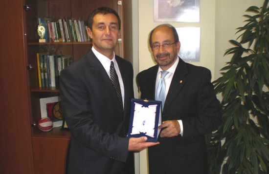 Mr Svilen Neykov, Minister for Physical Education and Sports and Mr Alberto Gualtieri, EUSA President Mr Svilen Neykov, Minister for Physical Education and Sports and Mr Alberto Gualtieri, EUSA President