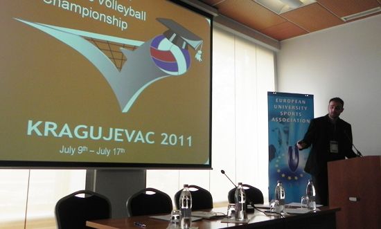 Presentations of European Universities Championships 2011