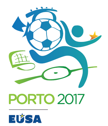 European Universities Football Championship EUSA 2017 Porto Portugal Logo