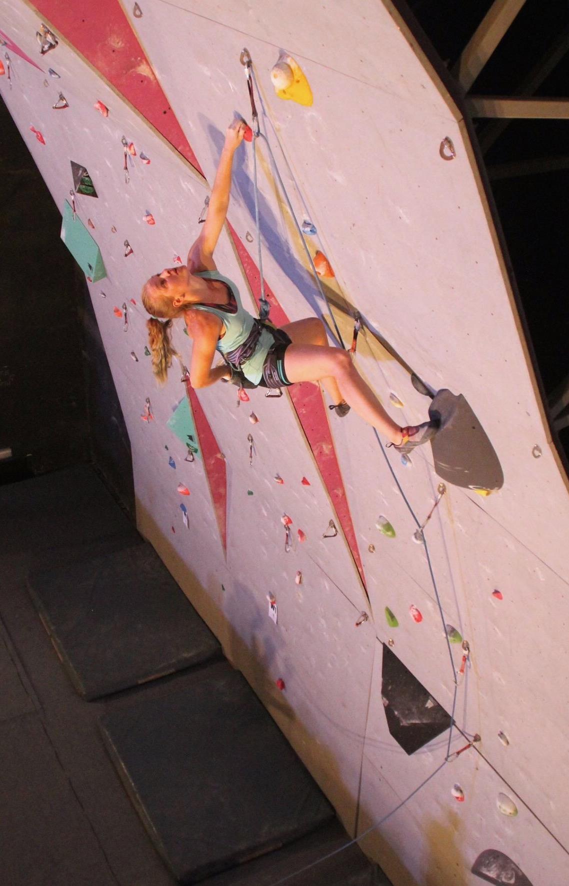 Ajda Remskar EUSA Sport Climbing 2017