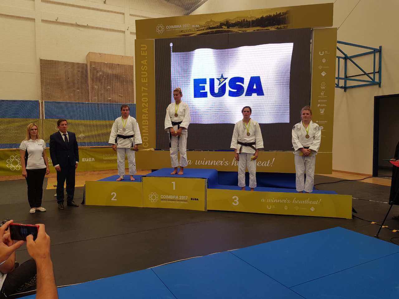 EUSA Coimbra Medalists 2017