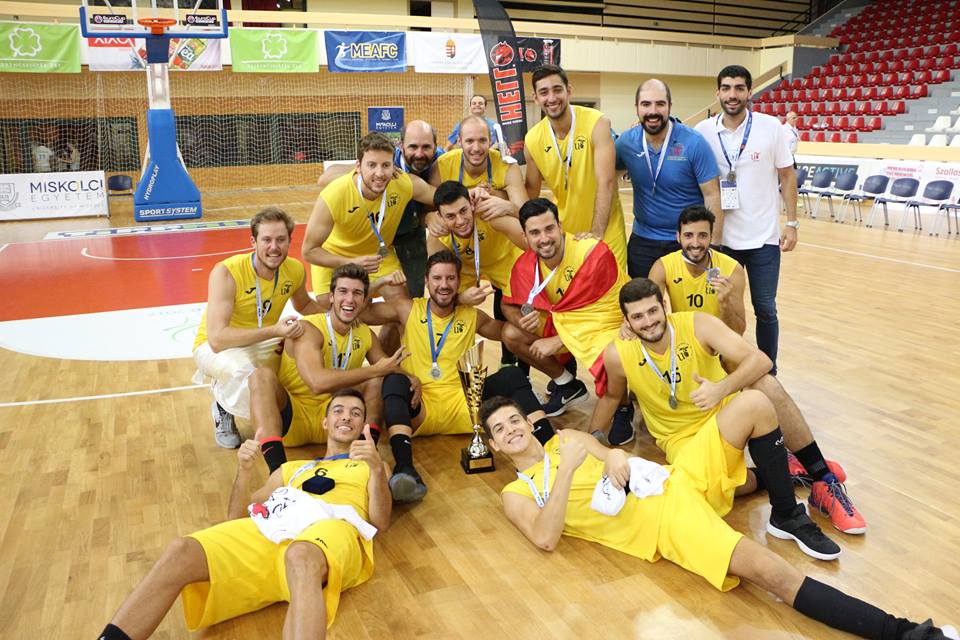 University of Seville EUSA Basketball 2017 Silver Medal