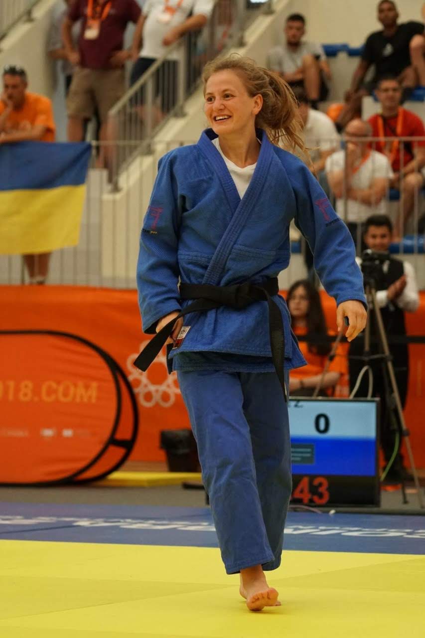 Jodie Caller judo gold EUG 2018