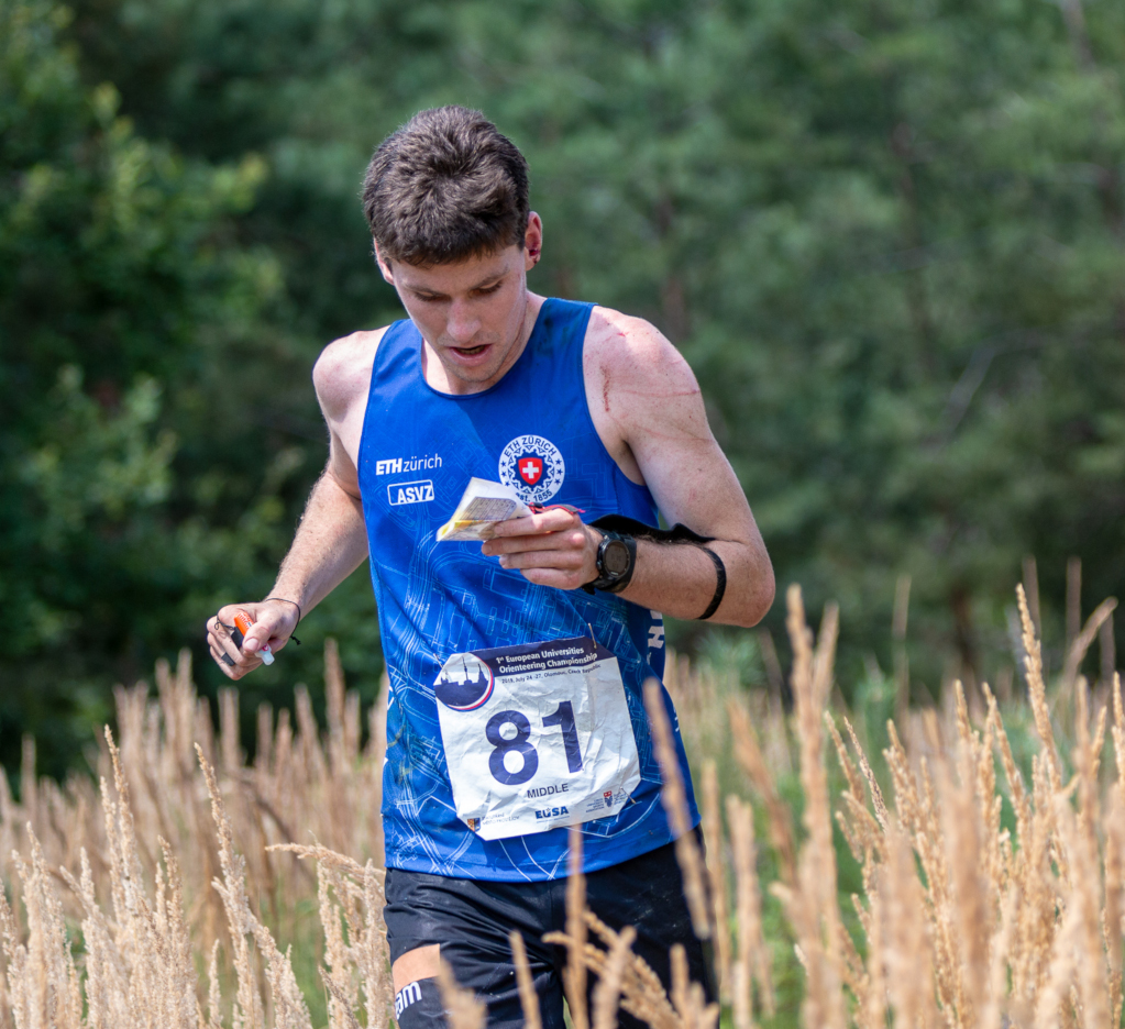 Sven Hellmuller at EUC Orienteering 2019