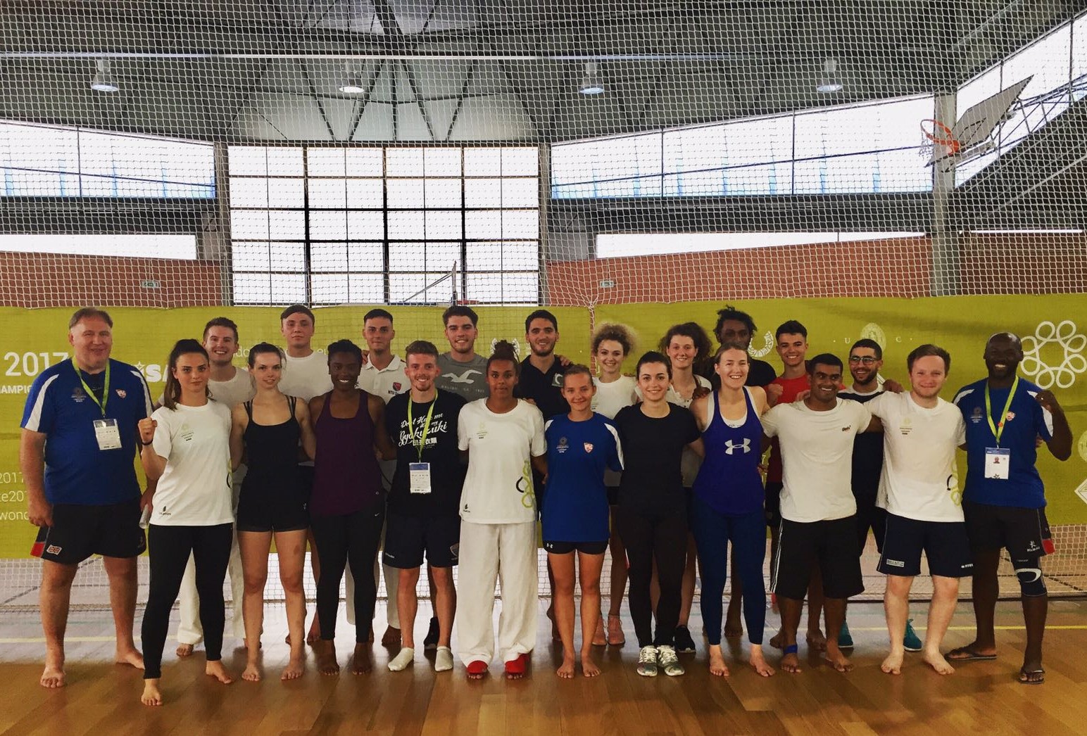 BUCS Squad at EUSA Karate 2017
