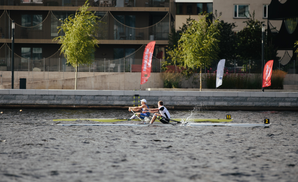 Joel Naukkarinen at EUC Rowing 2019