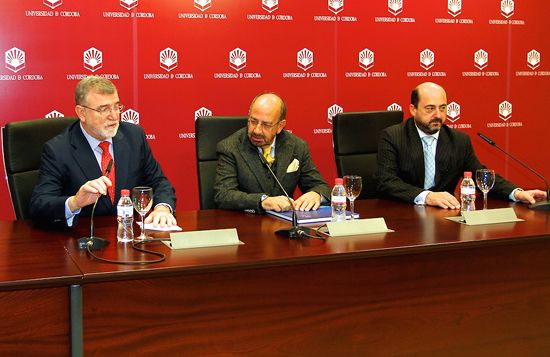 Press conference with the Rector of the University of Cordoba Press conference with the Rector of the University of Cordoba