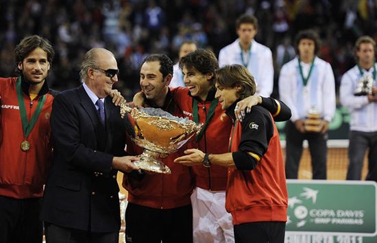 His Majesty, King Juan Carlos I at the Davis Cup His Majesty, King Juan Carlos I at the Davis Cup