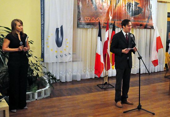 Mrs Jablonska and Mr Magerman Mrs Jablonska and Mr Magerman