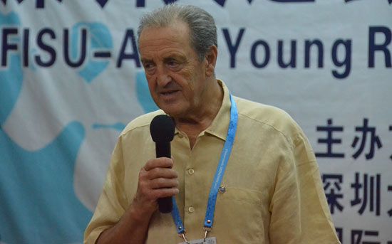 FISU President Mr Gallien FISU President Mr Gallien