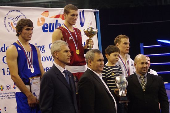 Award ceremony, with Mr Matytsin and other guests of honour