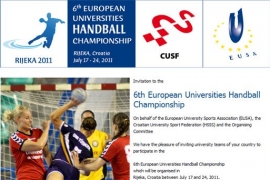 Invitation EUC Handball 2011