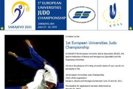 Invitation EUC Judo 2011