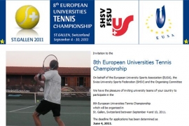 Invitation EUC Tennis 2011