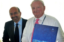 EUSA Book presented to FISU