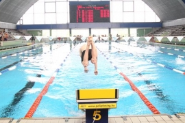 Hungarian university swim meet