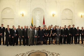 Presidential reception in Lithuania