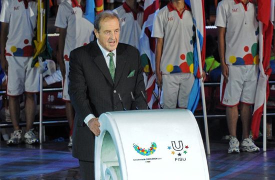 FISU President Mr Gallien FISU President Mr Gallien