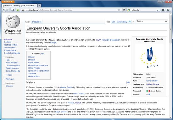 Article on EUSA Article on EUSA