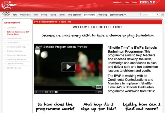 Badminton World Federation Website Badminton World Federation Website