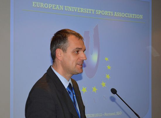 EUSA Secretary General Mr Matjaz Pecovnik