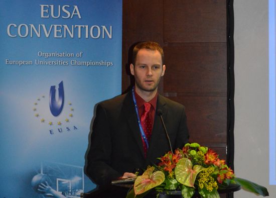 Registrations and Accreditations system and procedure explained by EUSA Communications Manager Mr Andrej Pisl