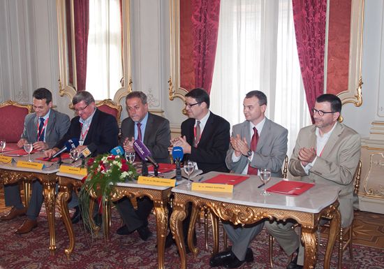 Signing of the declaration Signing of the declaration