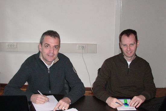 EUSA Secretary General Mr Pecovnik and Communications Manager Mr Pisl EUSA Secretary General Mr Pecovnik and Communications Manager Mr Pisl