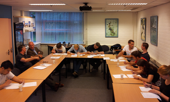 Dutch team captains taking notes Dutch team captains taking notes