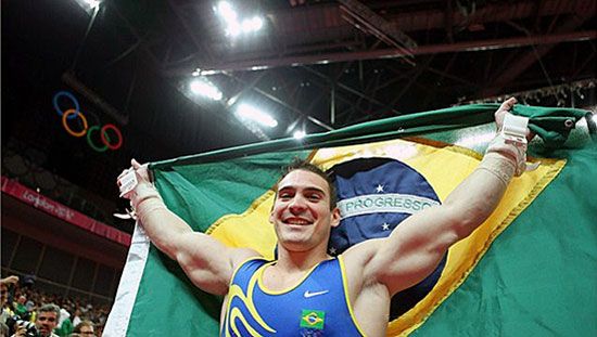 Arthur Zanetti (BRA), student gold medallist gymnastics (rings) Arthur Zanetti (BRA), student gold medallist gymnastics (rings)