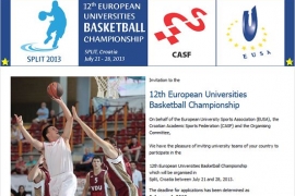 Invitation EUC Basketball 2013