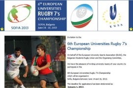 Invitation EUC Rugby 7s 2013