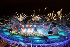 University students at the Olympics