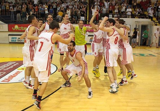 Joy of the winning team Joy of the winning team